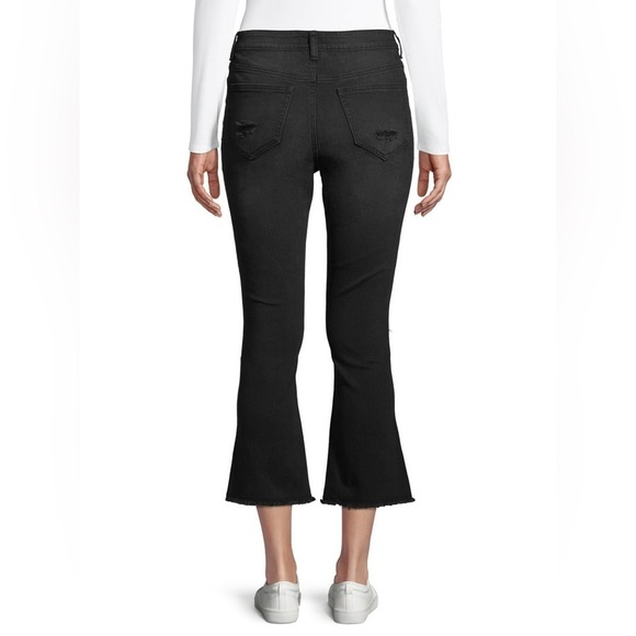 NOBO Black Crop Flare Jeans Modern Style - Picture 6 of 6